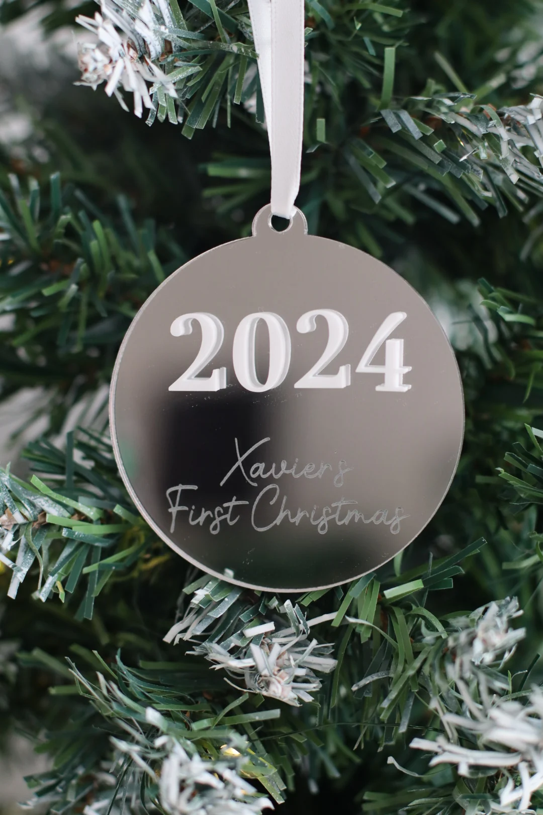 3D Christmas Bauble/Ornament -  Acrylic Year