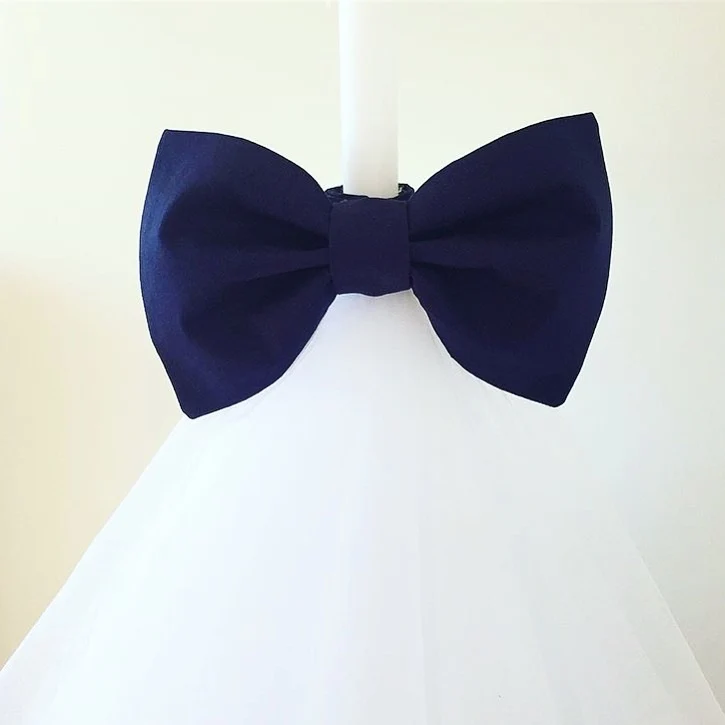 Orthodox Christening/Wedding Bow Candle | Lambatha - Image 5