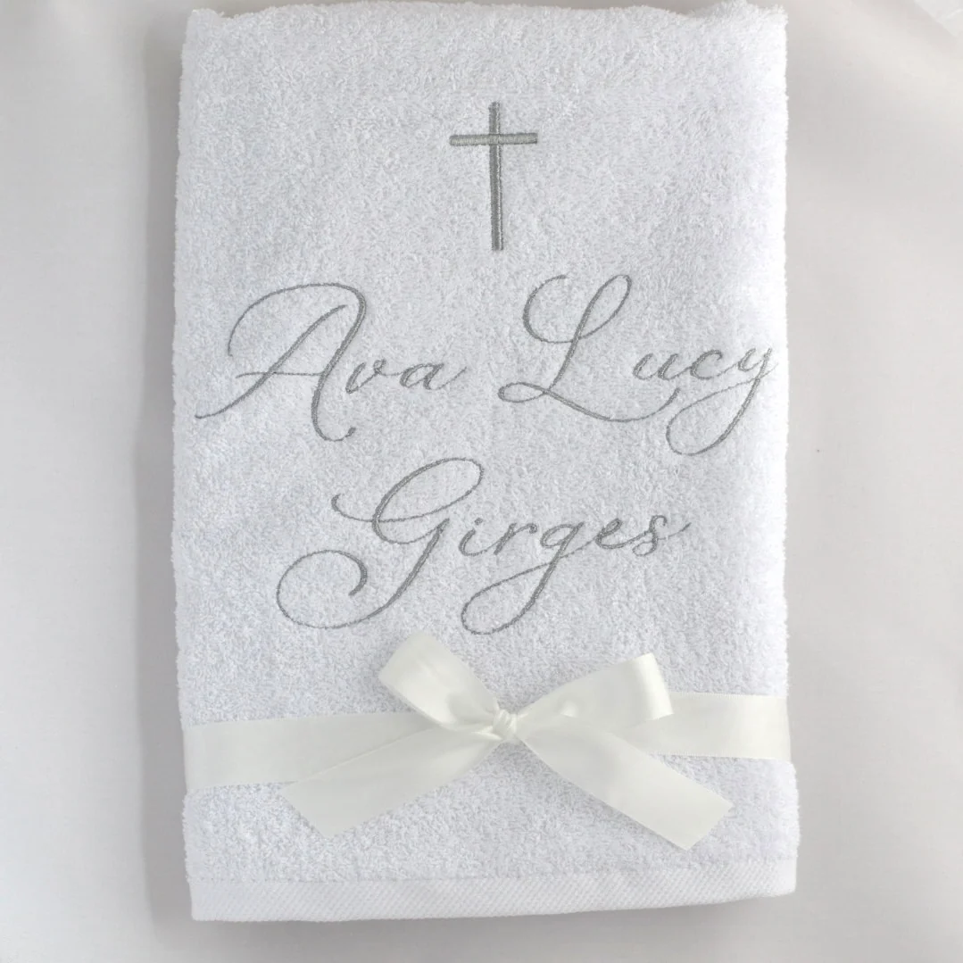 Embroidered Bath Towel - Image 5