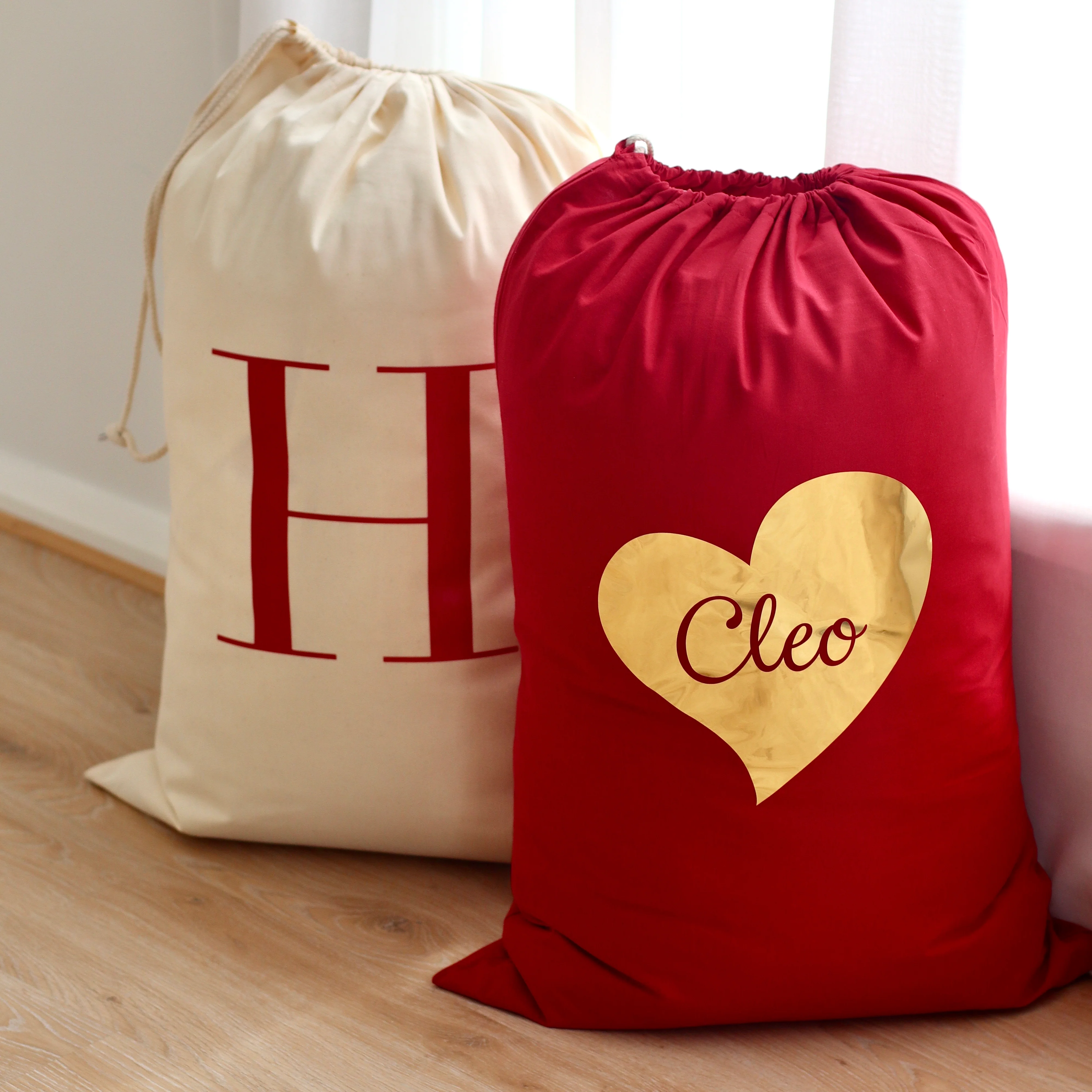 Canvas Personalised Santa Sack - Image 5